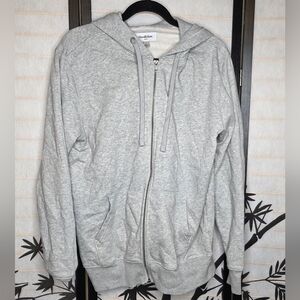 Goodfellow & Co Heather Gray Zip-Up Hoodie